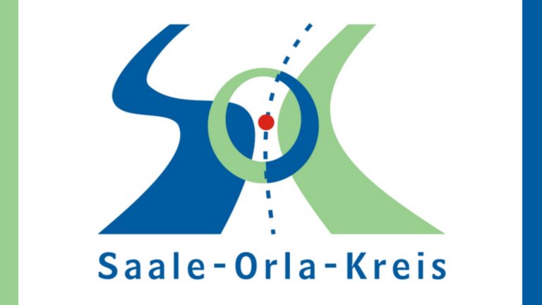 Logo des Saale-Orla-Kreises mit positiver Rückmeldung zu PV-Navi.