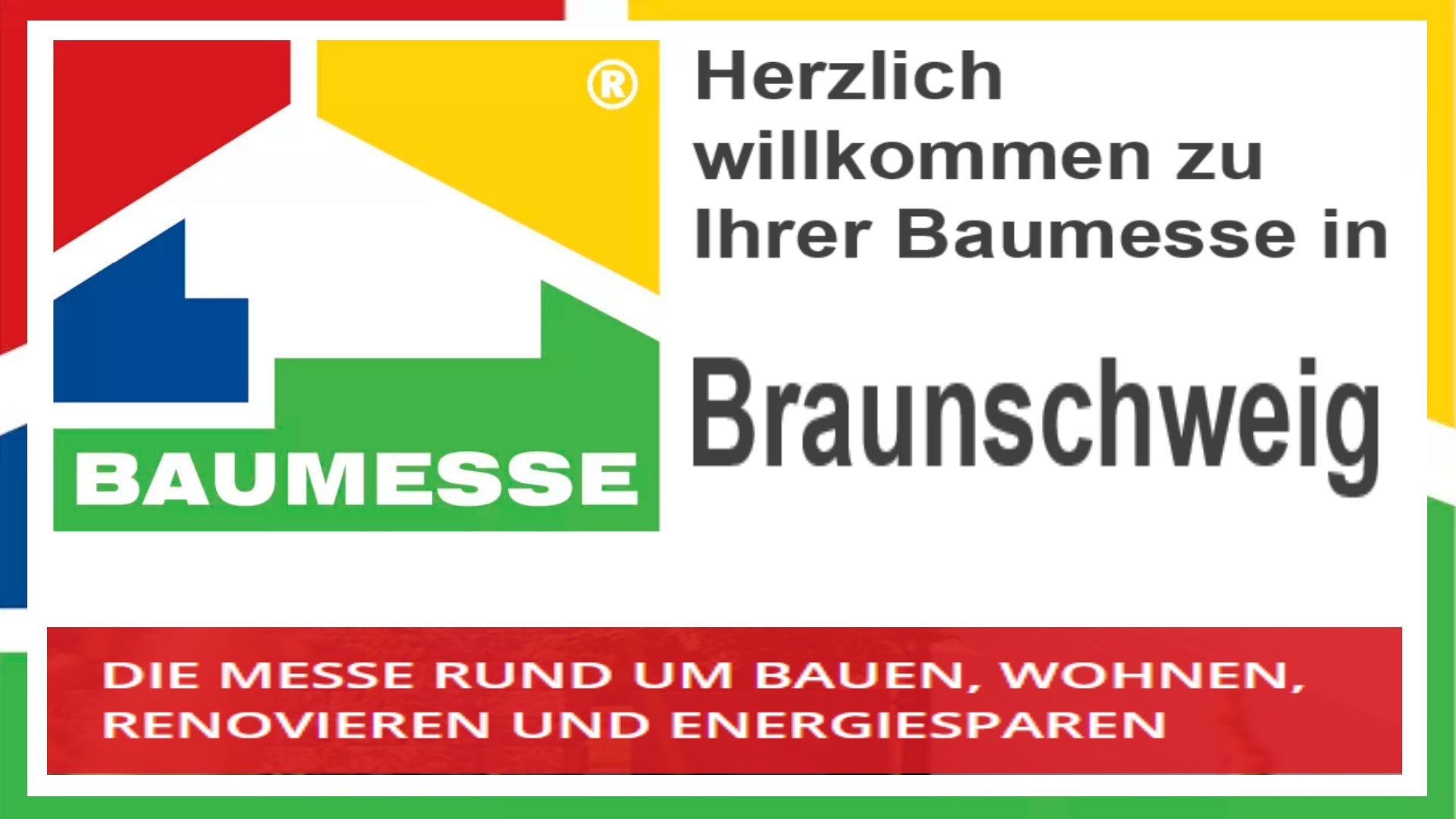 Baumesse Braunschweig: Informationen und Vorträge zu Photovoltaik und Energieeffizienz.