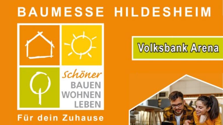 Logo der "Schöner Bauen Wohnen Leben" Messe, Fokus auf nachhaltiges Wohnen.