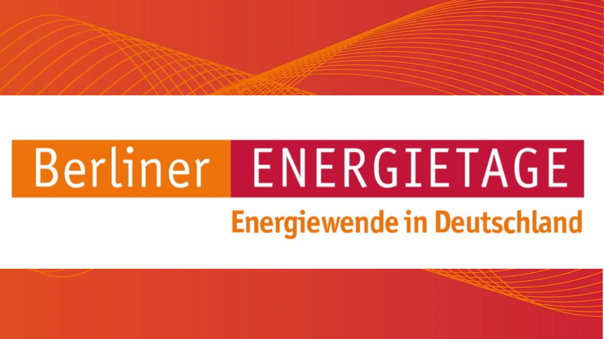 Logo der Berliner Energietage, vor Ort und online.