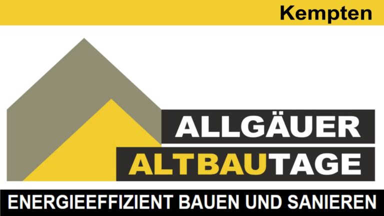 Logo der Allgäuer Altbautage, Messe für energieeffizientes Bauen und Sanieren in Kempten