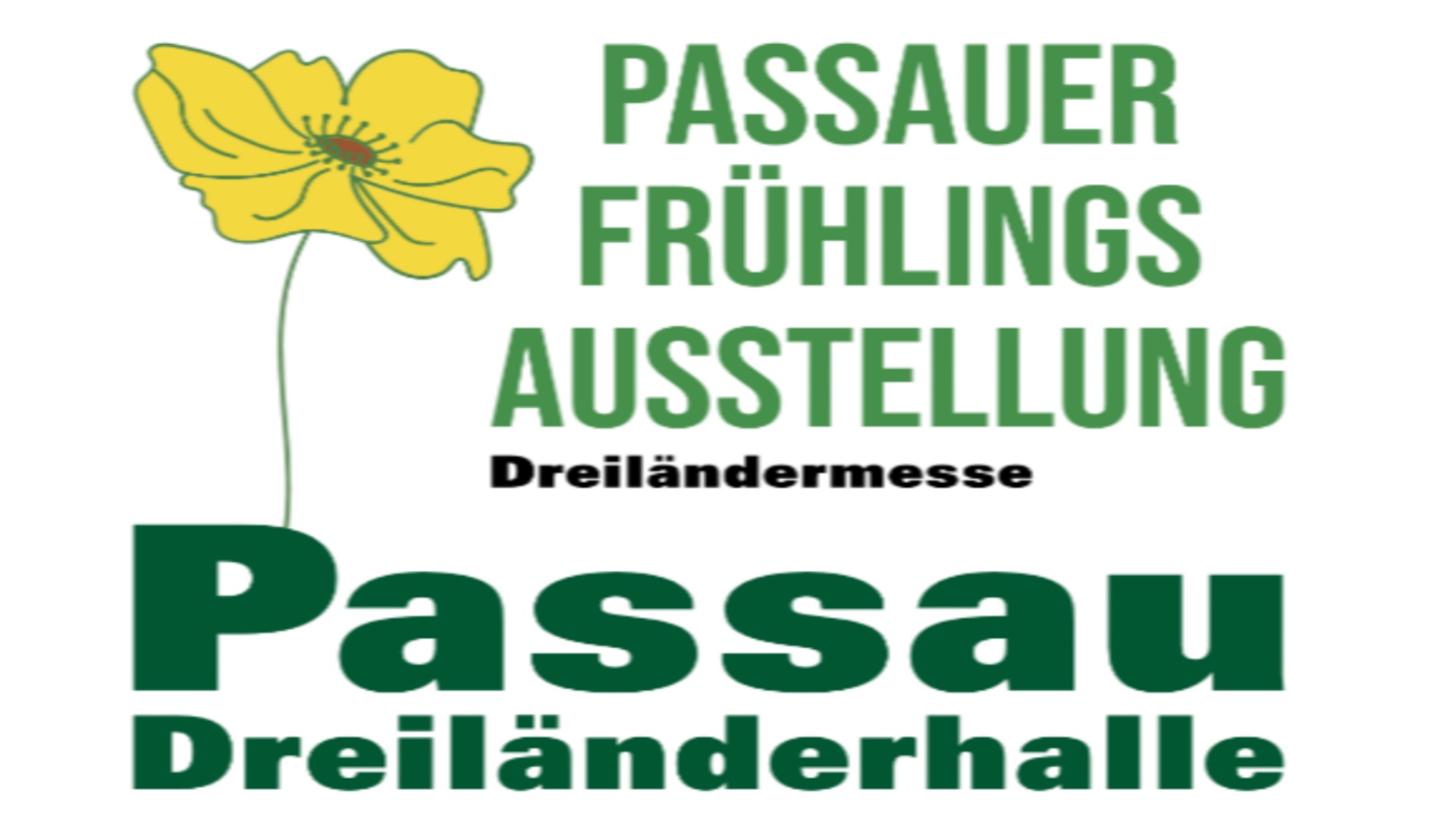 Logo der "Passauer Frühlingsausstellung 17", Messe für Frühlingstrends in Passau.