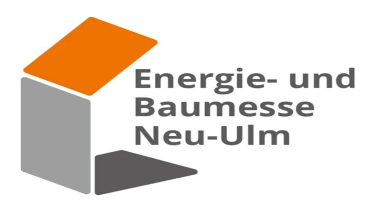 Logo der "Energie- und Baumesse Neu-Ulm" für Bauen, Renovieren und erneuerbare Energien