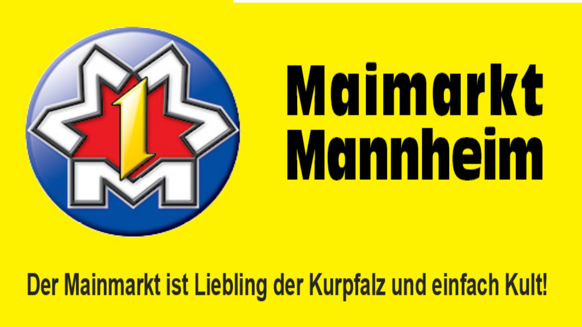 Logo des Maimarkts Mannheim, bekannt für Tradition und Kultur in der Kurpfalz.