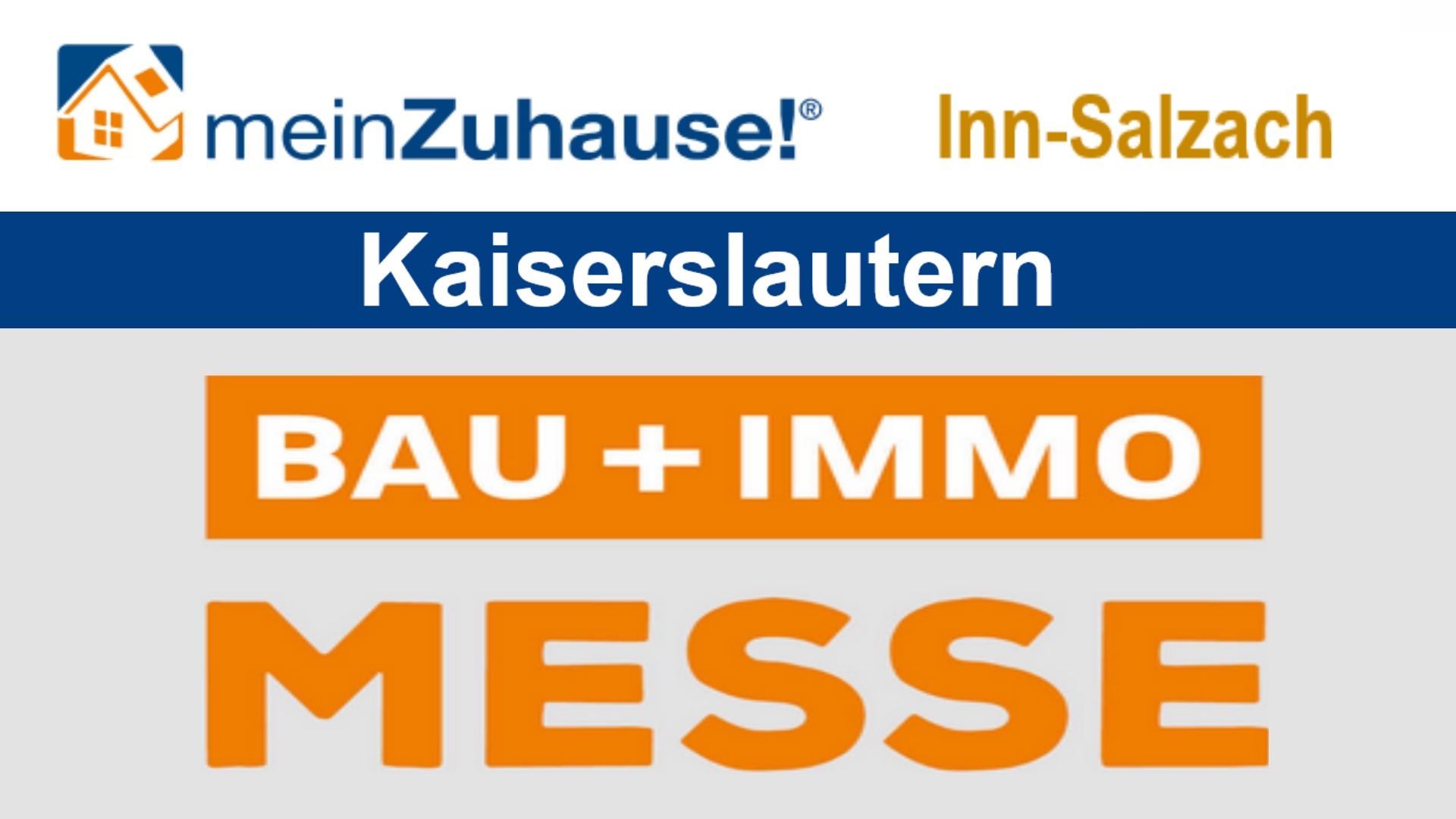 Logo der Messe meinZuhause! Kaiserslautern mit Fokus auf Wohnen und Energie.