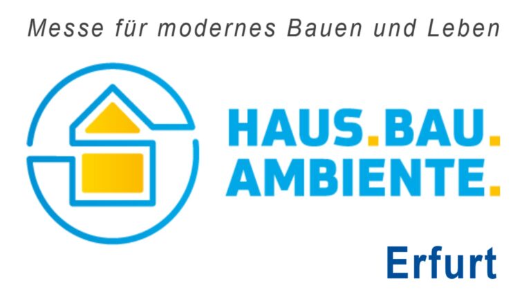 Logo der Haus.Bau.Ambiente. Messe in Erfurt zu Bauen, Sanieren und Einrichten.