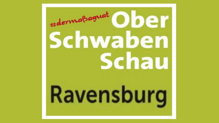 Logo der Oberschwabenschau, inklusive PV-Informationen in Ravensburg.