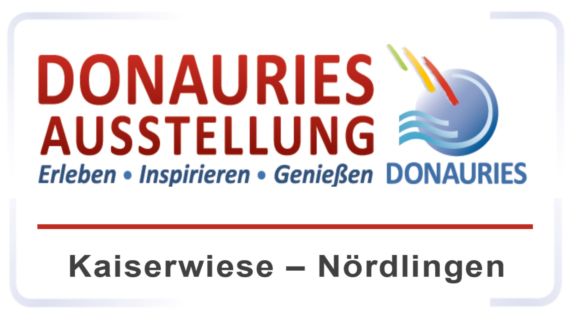 Logo der "Donau-Ries-Ausstellung" in Nördlingen, vielseitige Regionalmesse.