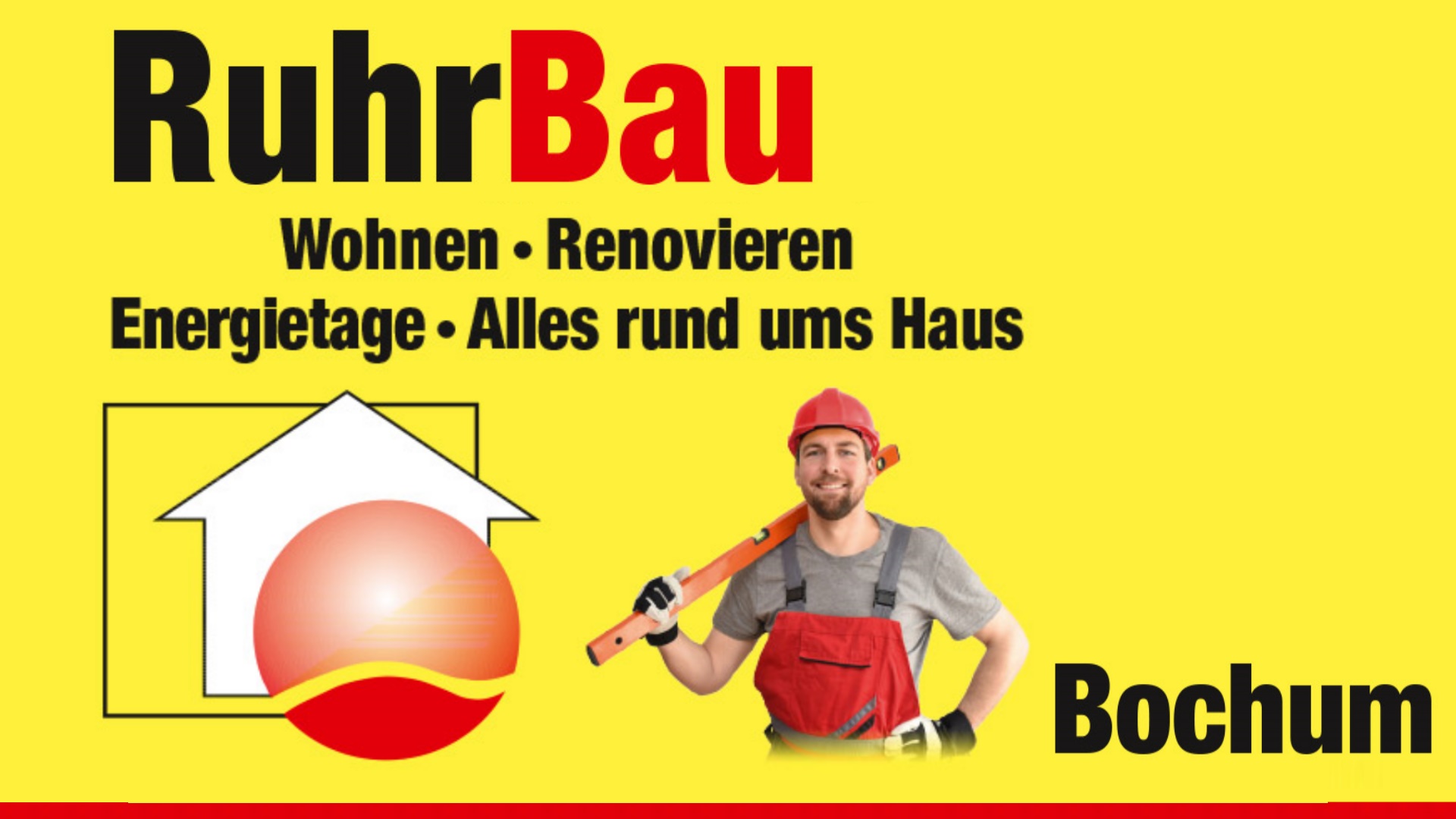 Logo der Messe RuhrBau & Energietage in Bochum für Bau- und Energiethemen.