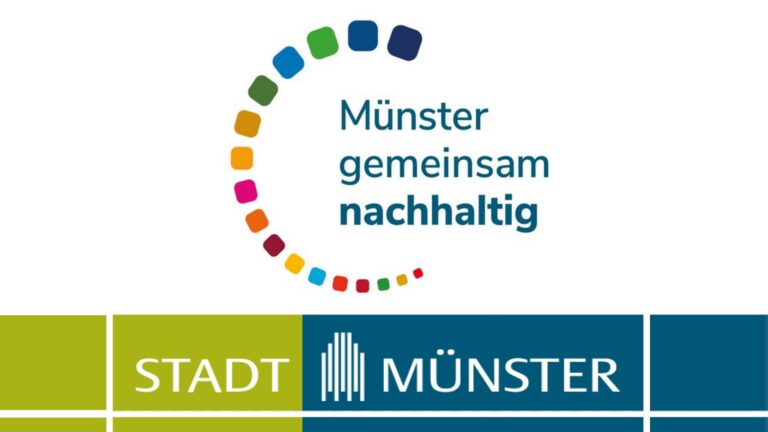 Logo der Stadt Münster mit positiver Rückmeldung zu PV-Navi.