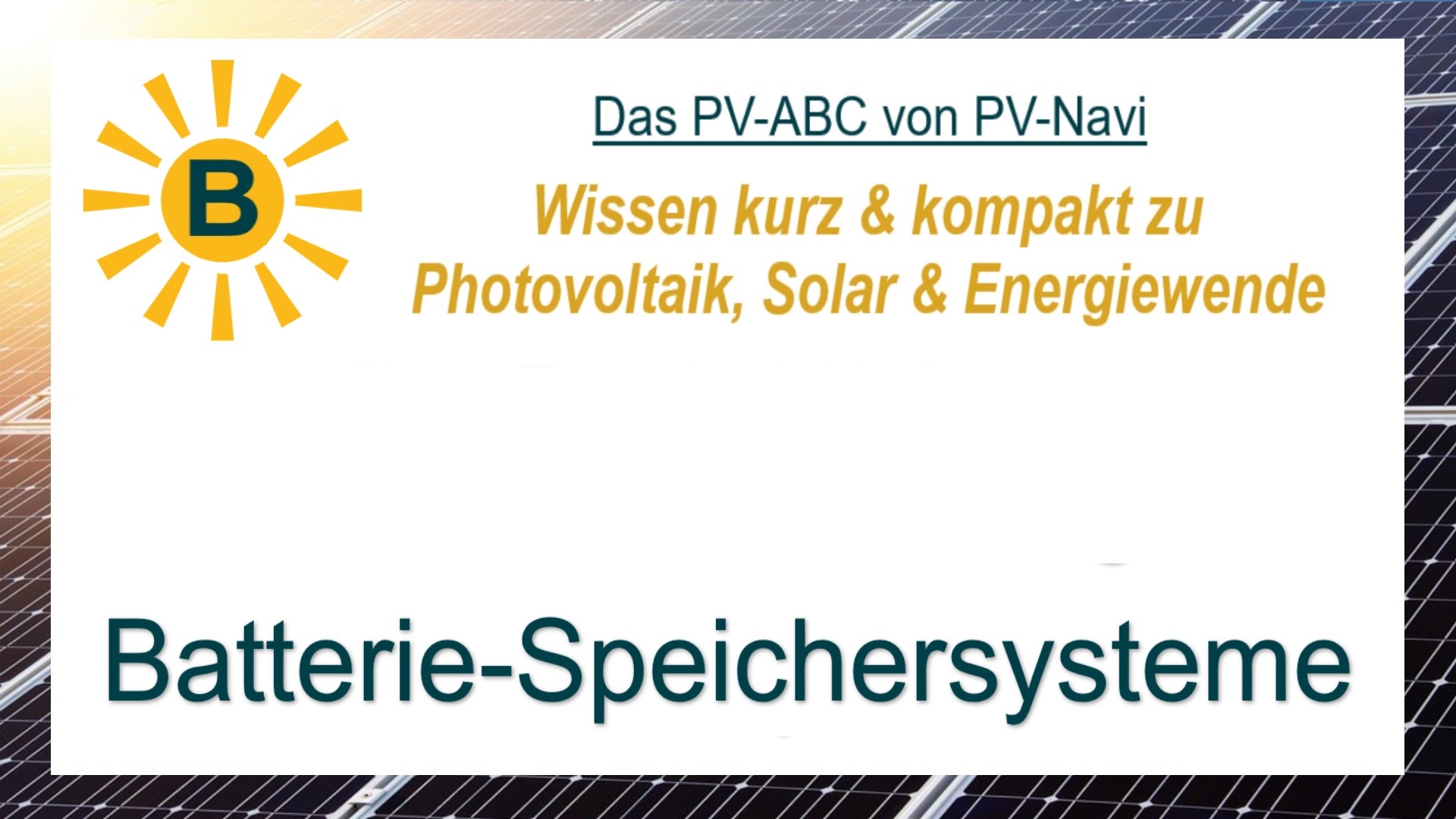 Batterie-Speichersysteme kombinieren Batterien, Wechselrichter und Steuerung, um Solarstrom effizient zu speichern und zu nutzen.