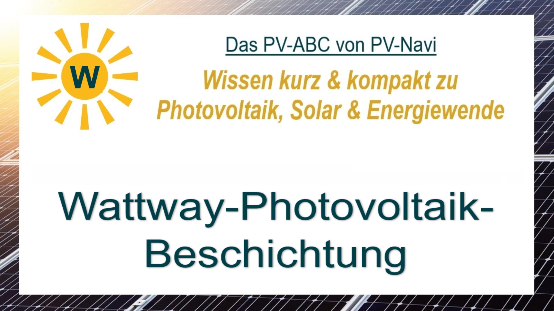 Das Bild zeigt das Wort „Wattway-Photovoltaik-Beschichtung“, Straßenbelag mit integrierten Solarmodulen.