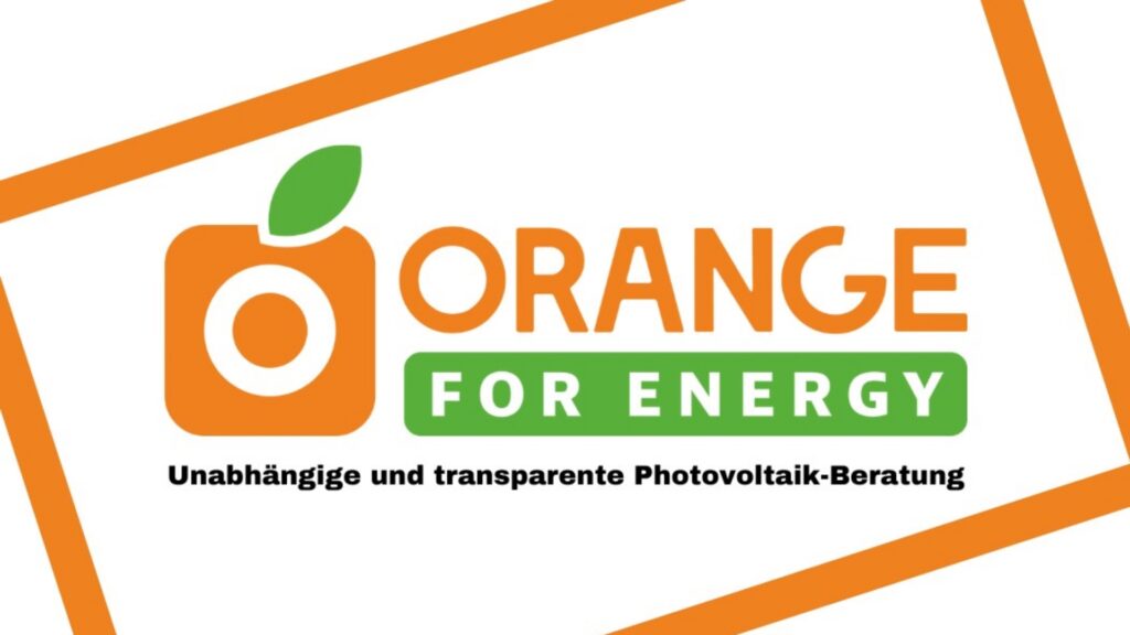 Logo von órange for energy, spezialisiert auf unabhängige Photovoltaik-Vergleiche und -Ausschreibungen.