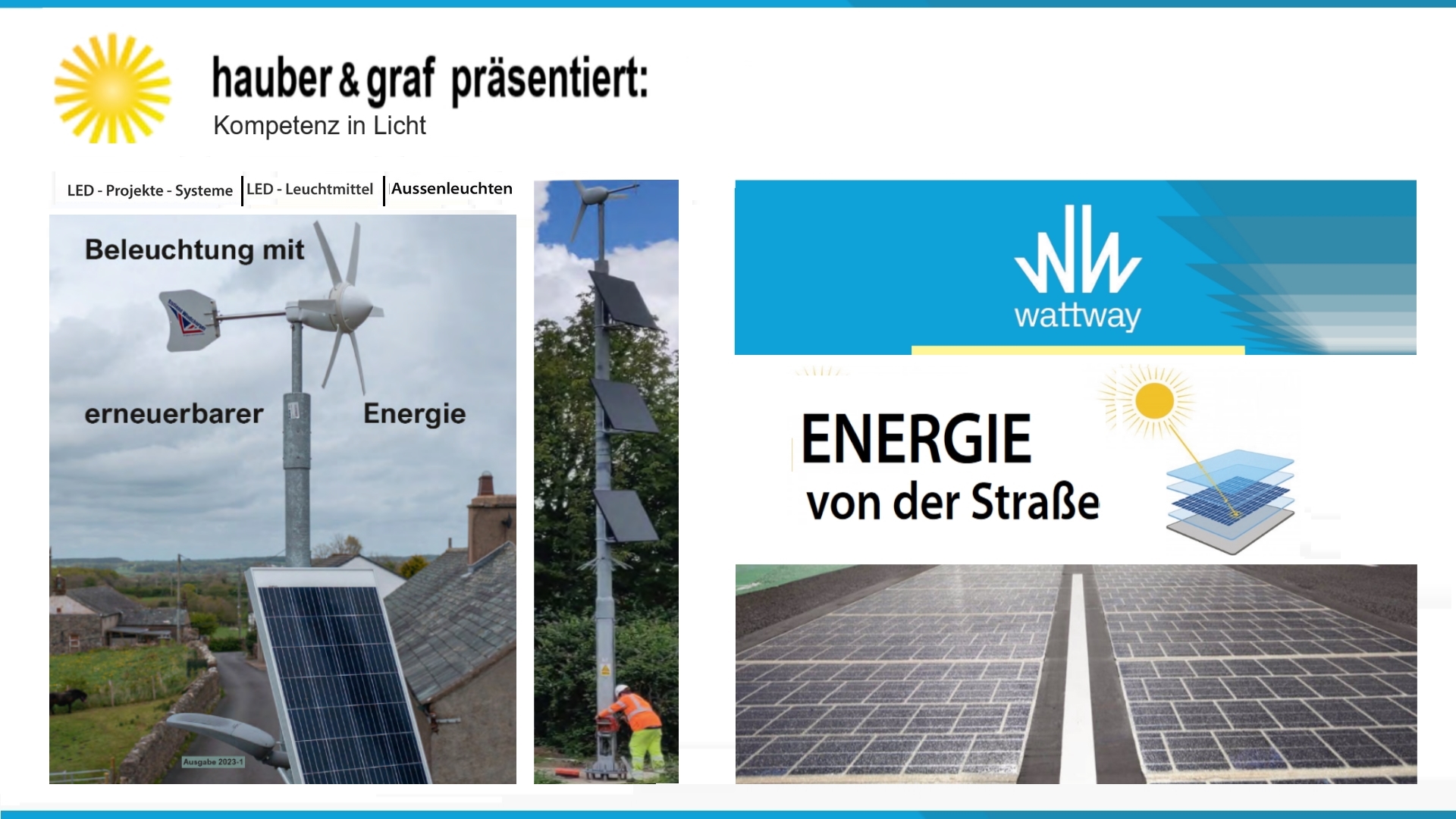 Logo der hauber & graf GmbH, Spezialist für nachhaltige Beleuchtung und innovative Photovoltaiklösungen.