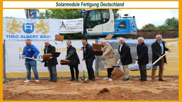 Spatenstich für die neue Solarmodulfabrik in Hösbach: Made in Germany für die Energiewende.