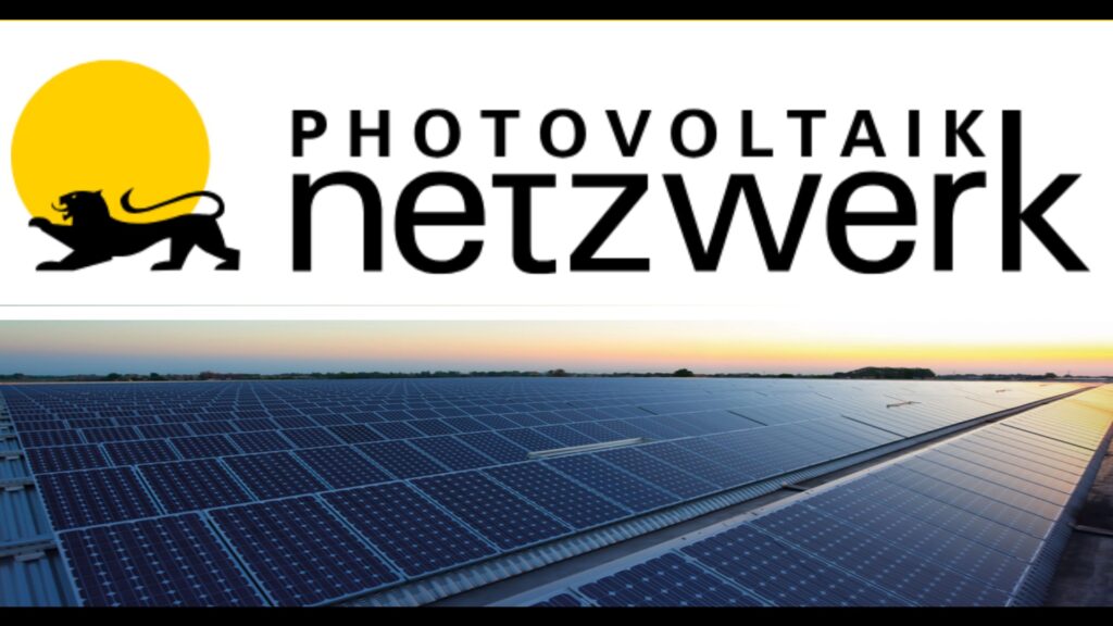 Logo des Photovoltaik-Netzwerks Baden-Württemberg, das Seminare zur Solarenergie anbietet.