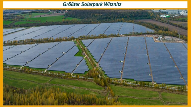 Solarpark Witznitz - Solaranlage bei Leipzig.