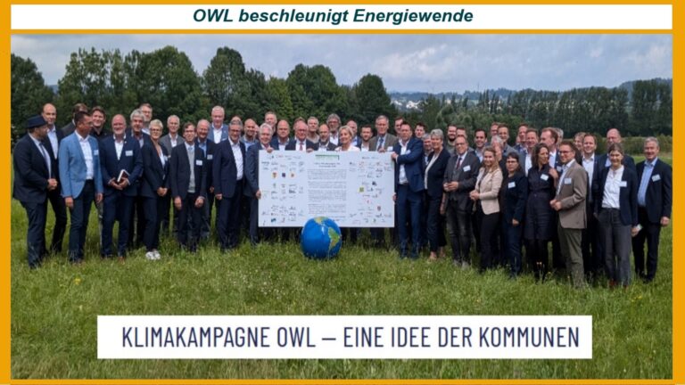 Landräte, Bürgermeisterinnen und Bürgermeister unterzeichnen gemeinsames Kommuniqué beim Klimagipfel OWL