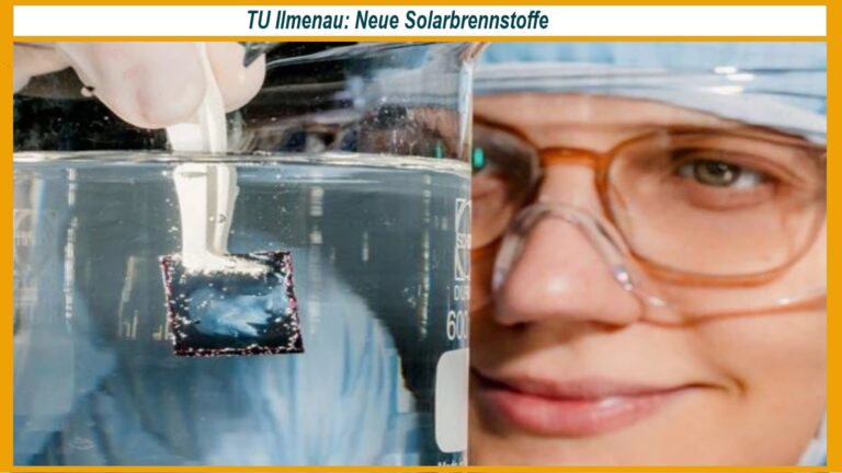 Forschende an der TU Ilmenau arbeiten an Technologien zur Umwandlung von Sonnenenergie in Wasserstoff.