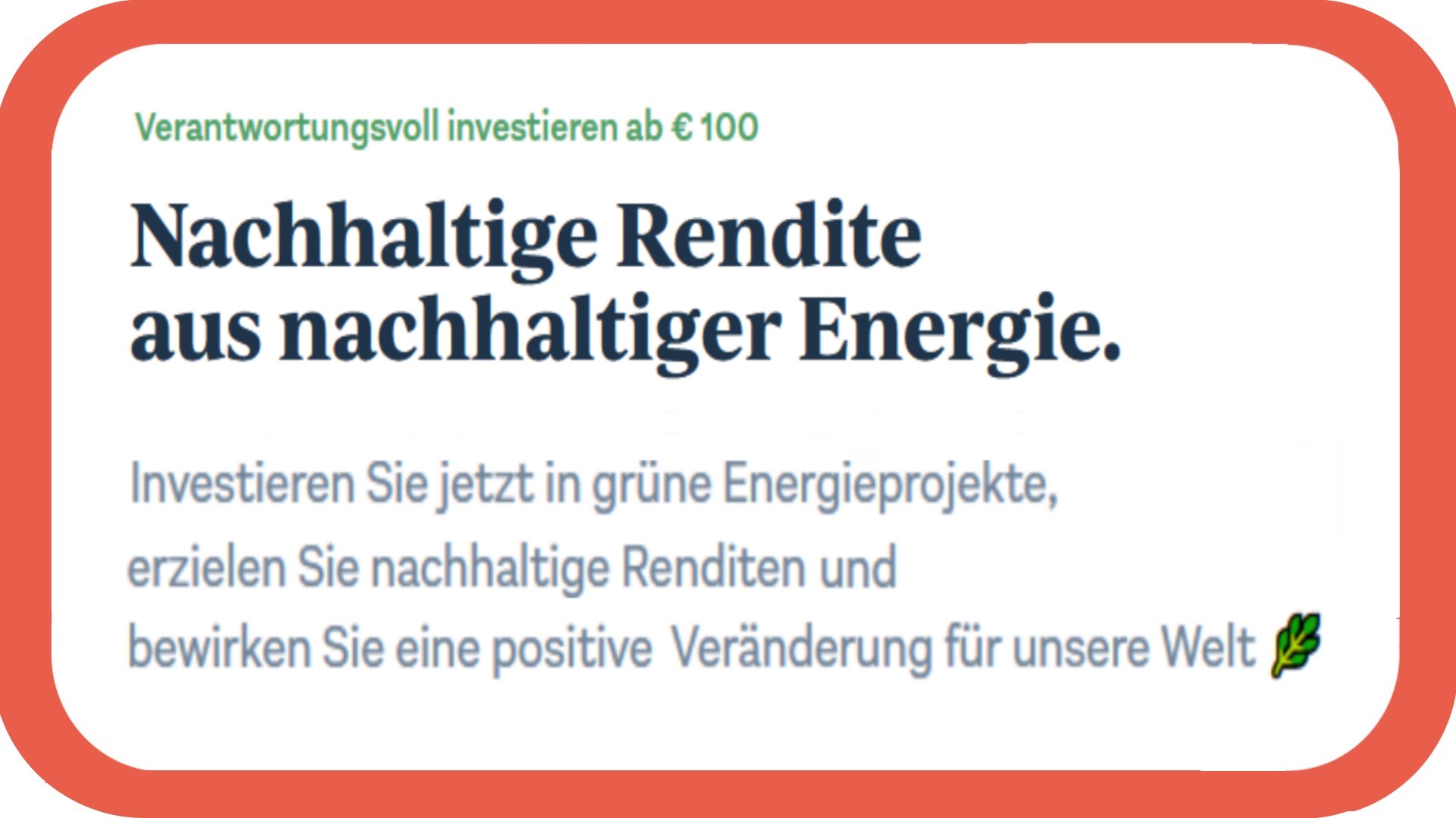 Plakat von Brickwise Investment GmbH zu nachhaltigen Renditen aus Solarenergie und Energiespeichern.