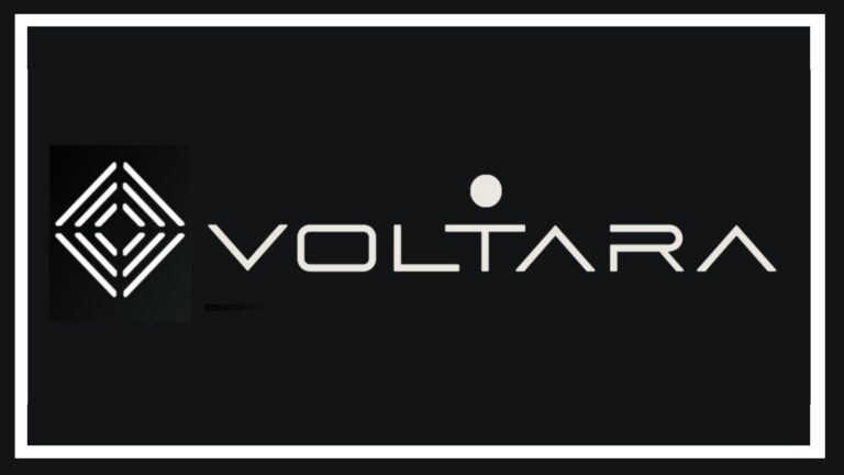 Logo der Voltara AG, Spezialist für intelligente Energiemanagement-Systeme in der Schweiz.