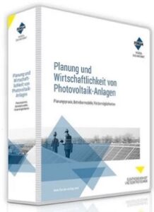 Das Bild zeigt das Cover des Buches „Handbuch Planung und Wirtschaftlichkeit von Photovoltaik-Anlagen“ aus dem Forum Verlag Herkert.