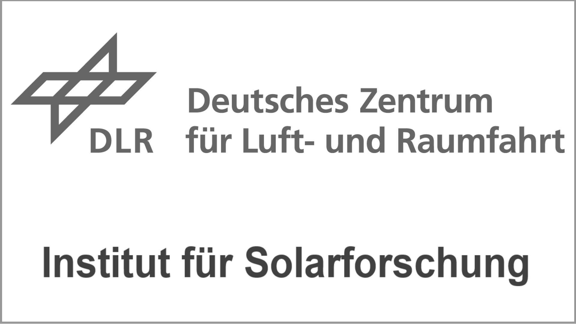 Deutsches Zentrum für Luft- und Raumfahrt e. V. (DLR) forscht an Photovoltaik-Technologien und Energiespeichern für die Energiewende. Besonderer PV-Akteur.