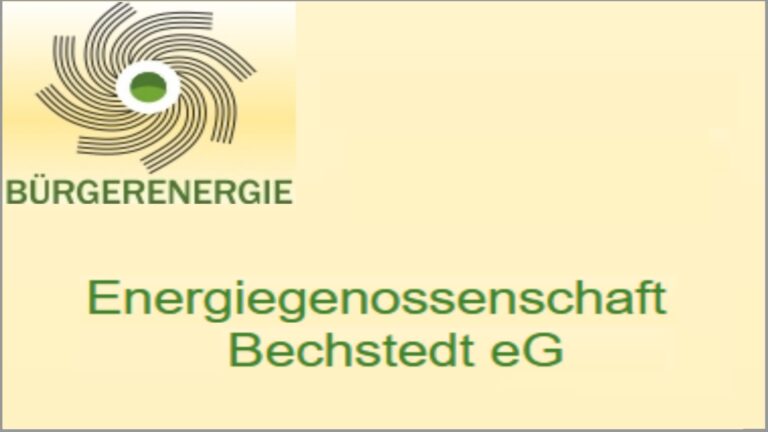 Energiegenossenschaft Bechstedt eG bietet Unterstützung für Solarprojekte und die Energiewende in Bechstedt. Besonderer PV-Akteur.