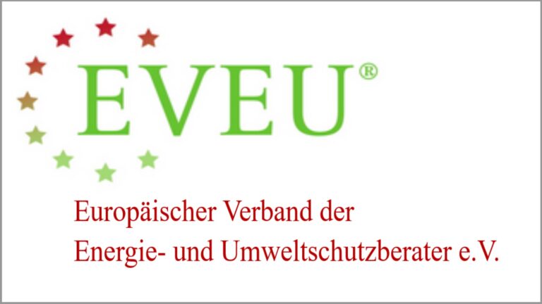 Europäischer Verband der Energie- und Umweltschutzberater (EVEU e.V.) fördert Solarprojekte und die Energiewende in Europa. Besonderer PV-Akteur.