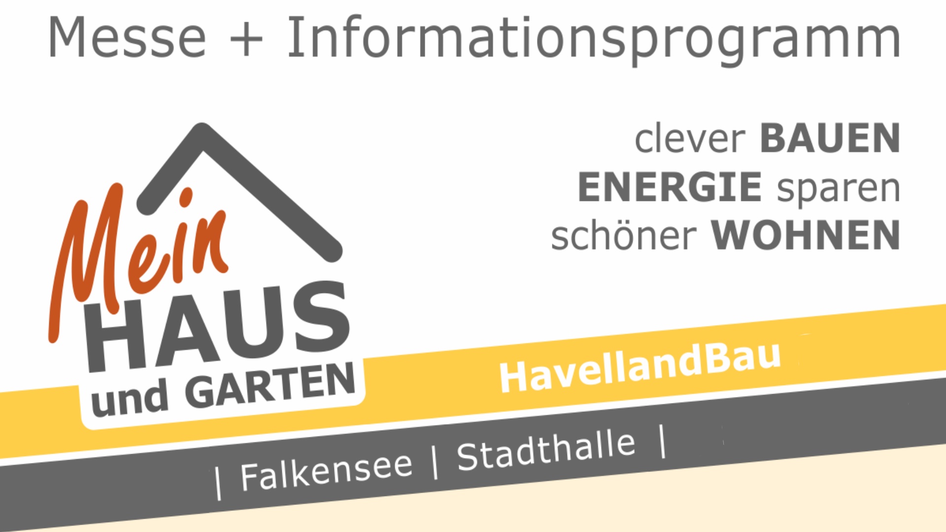 Logo der HavellandBau Messe in Falkensee zu Bauen und Energie sparen.