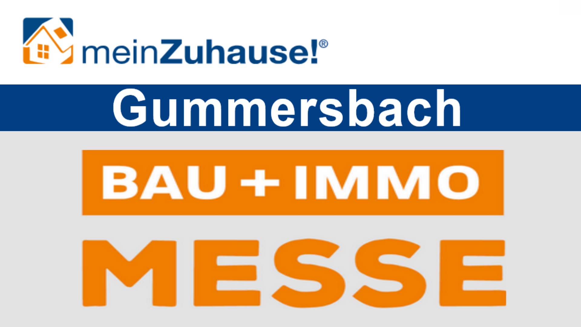 Stichwort: meinZuhause! Gummersbach – Messe für Bau- und Wohninteressierte