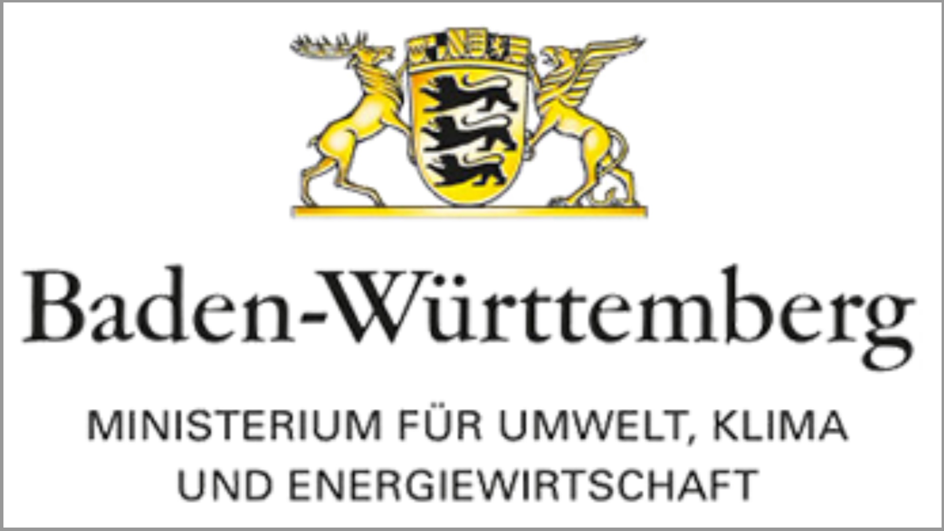 Logo Ministerium für Umwelt, Klima und Energiewirtschaft Baden-Württemberg, besonderer PV-Akteur