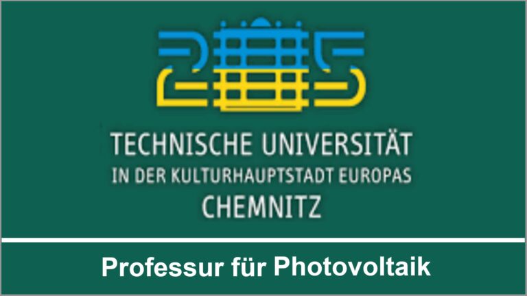 Technische Universität Chemnitz, Professur für Photovoltaik, Forschung zu Solarenergie-Systemen. Besonderer PV-Akteur