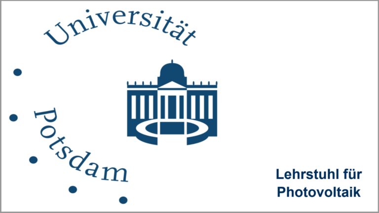 Universität Potsdam, Lehrstuhl für Photovoltaik, Forschung in Solarenergie und Photovoltaik. Besonderer PV-Akteur