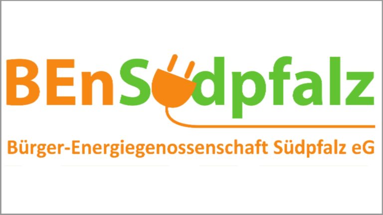 Logo der VR Energiegenossenschaft Südpfalz eG, Solarenergie und Energiewende, Landau. Besonderer PV-Akteur