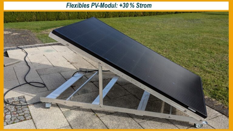 Mobiles PV-Modul bringt bis 30% mehr Ertrag