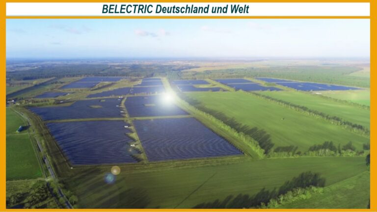 Der Solarpark Tramm-Göthen misst 172 Megawatt Peak und verwandelt seit Ende 2021 Sonnenlicht in Strom.