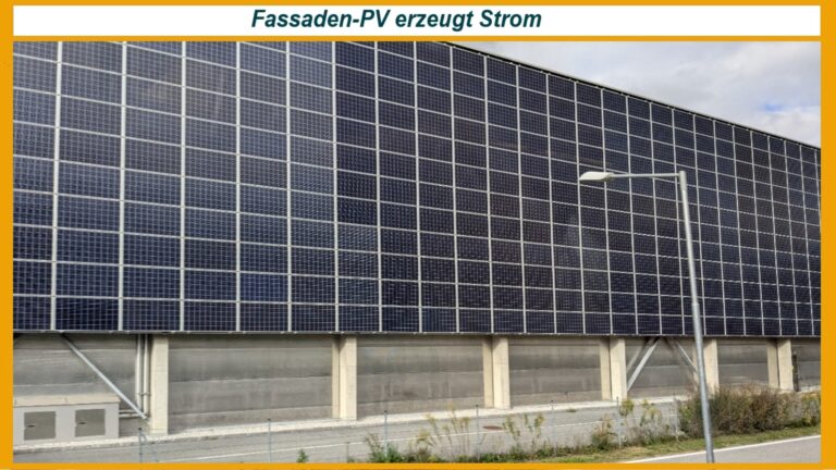 Symbolfoto zu einer Fassaden-PV-Anlage