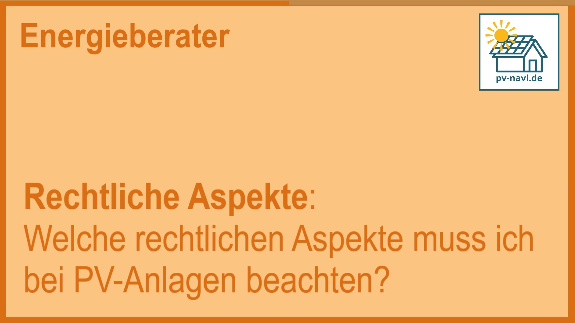 Stichwort „Rechtliche Aspekte“ – Vorschriften