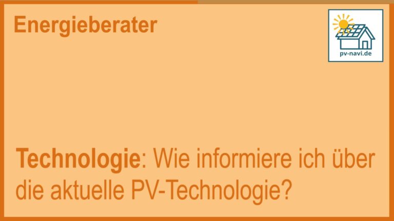 Stichwort „Technologie“ – Solarpanels