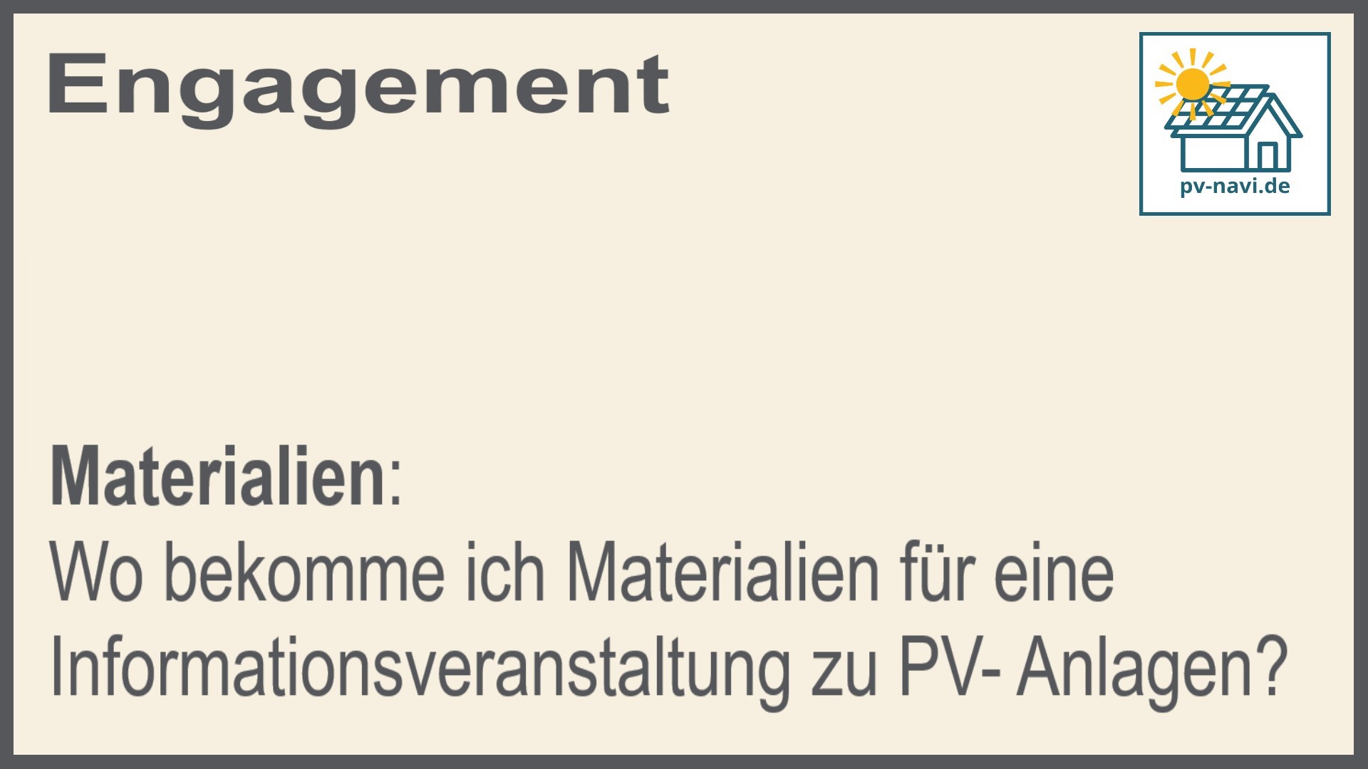 Stichwort: Informationsmaterialien beschaffen - FAQ