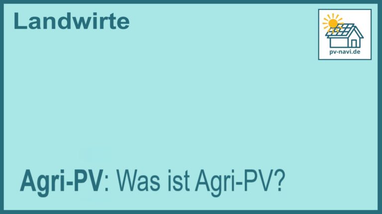 Agri-PV erklärt