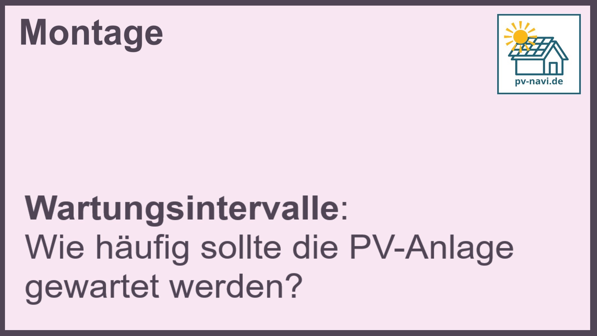 Stichwort Wartungsintervalle: Regelmäßige Wartung durchführen.-FAQ
