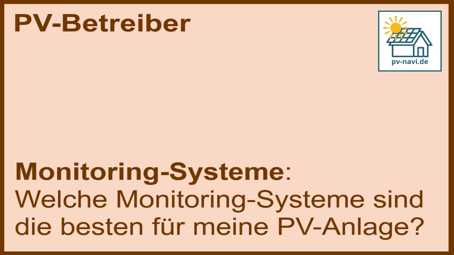 Stichwort Monitoring-Systeme: Auswahl und Funktionen - FAQ