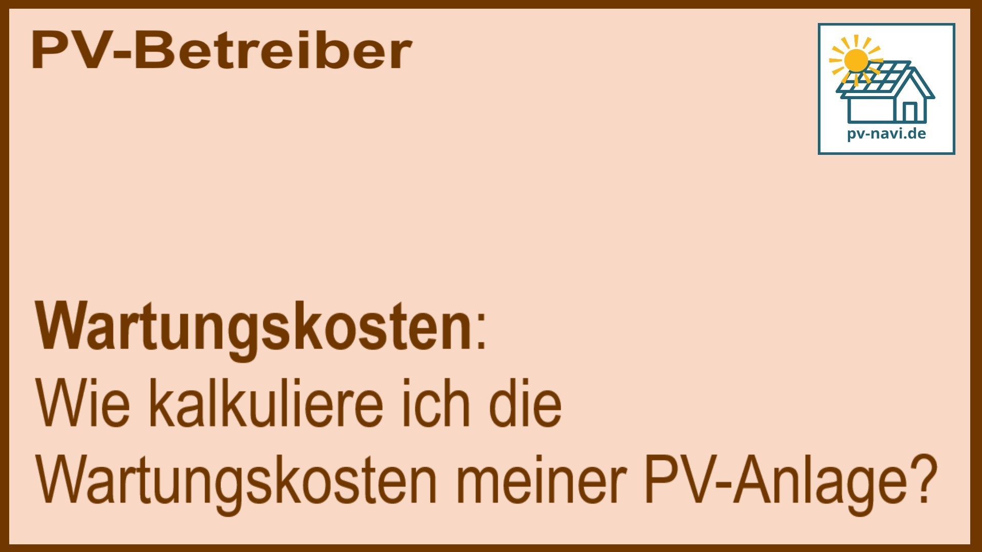 Stichwort Wartungskosten: Budgetierung und Planung - FAQ