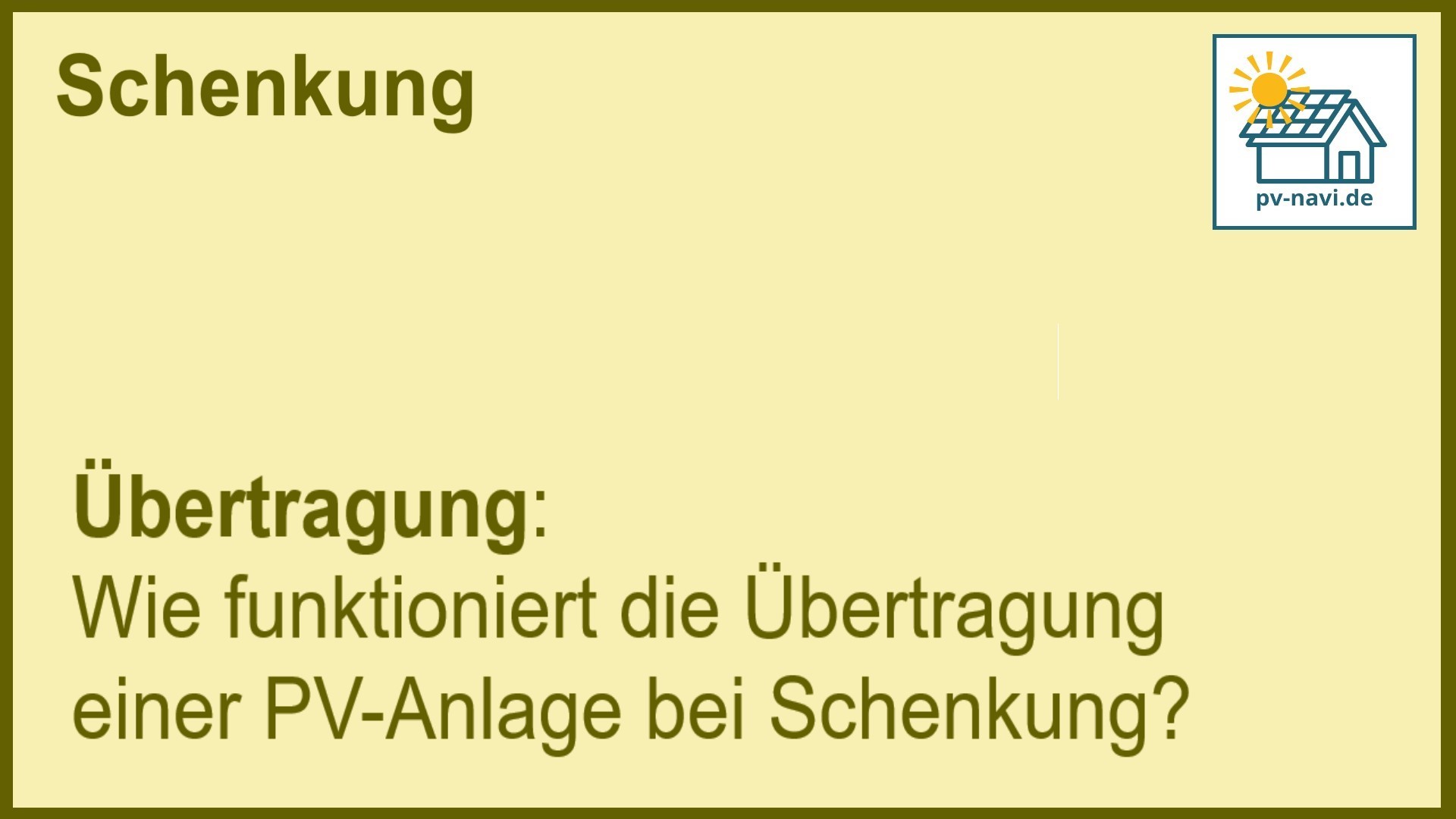 Stichwort „Übertragung“ bei Schenkung: Schritte zur Eigentümeränderung. -FAQ