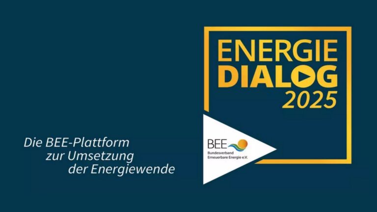 Logo des ENERGIEDIALOG 2025, dem energiepolitischen Jahresauftakt des BEE mit Fokus auf die Energiewende.