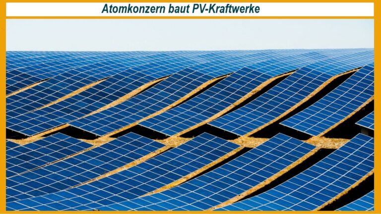 Große PV-Freiflächenanlage in einer Wüstenlandschaft, symbolisch für Solarenergie und die Energiewende.