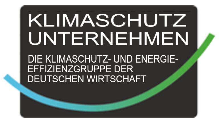 Logo der Exzellenzinitiative Klimaschutz-Unternehmen – Symbol für klimaneutrale Transformation und nachhaltiges Wirtschaften.