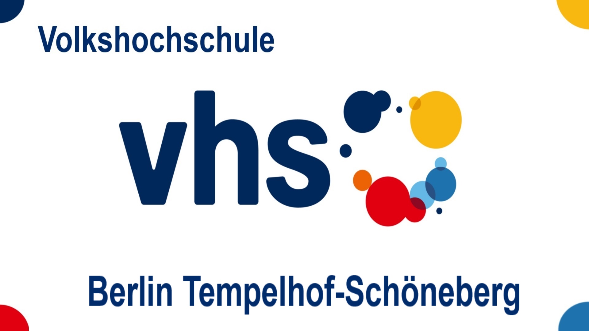 Logo der VHS Berlin Tempelhof-Schöneberg – Kurse zu Photovoltaik, Solarenergie und nachhaltiger Stromspeicherung.